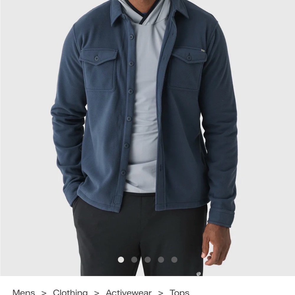 Gray Vuori men’s Aspen shirt Jacket XL